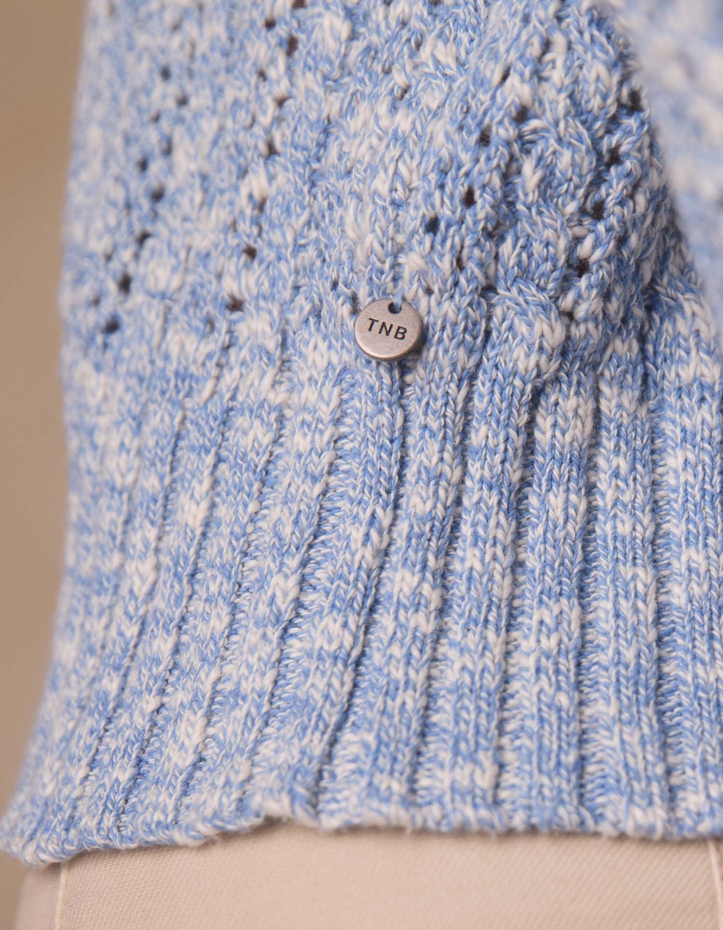 Elise Crewneck Sweater in Sky