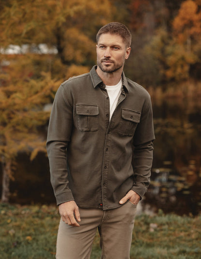 Comfort Terry Shirt Jacket