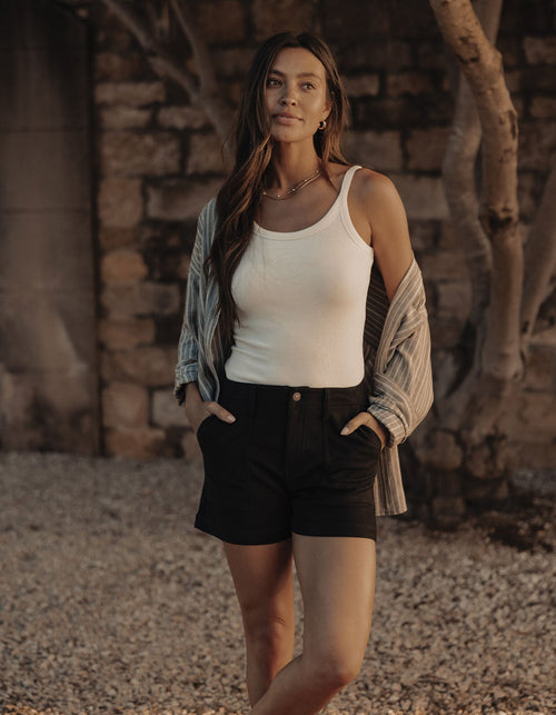 Comfort Terry Short in Black