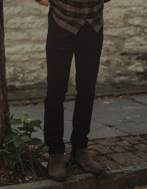 Comfort Cord Pant in Dark Brown
