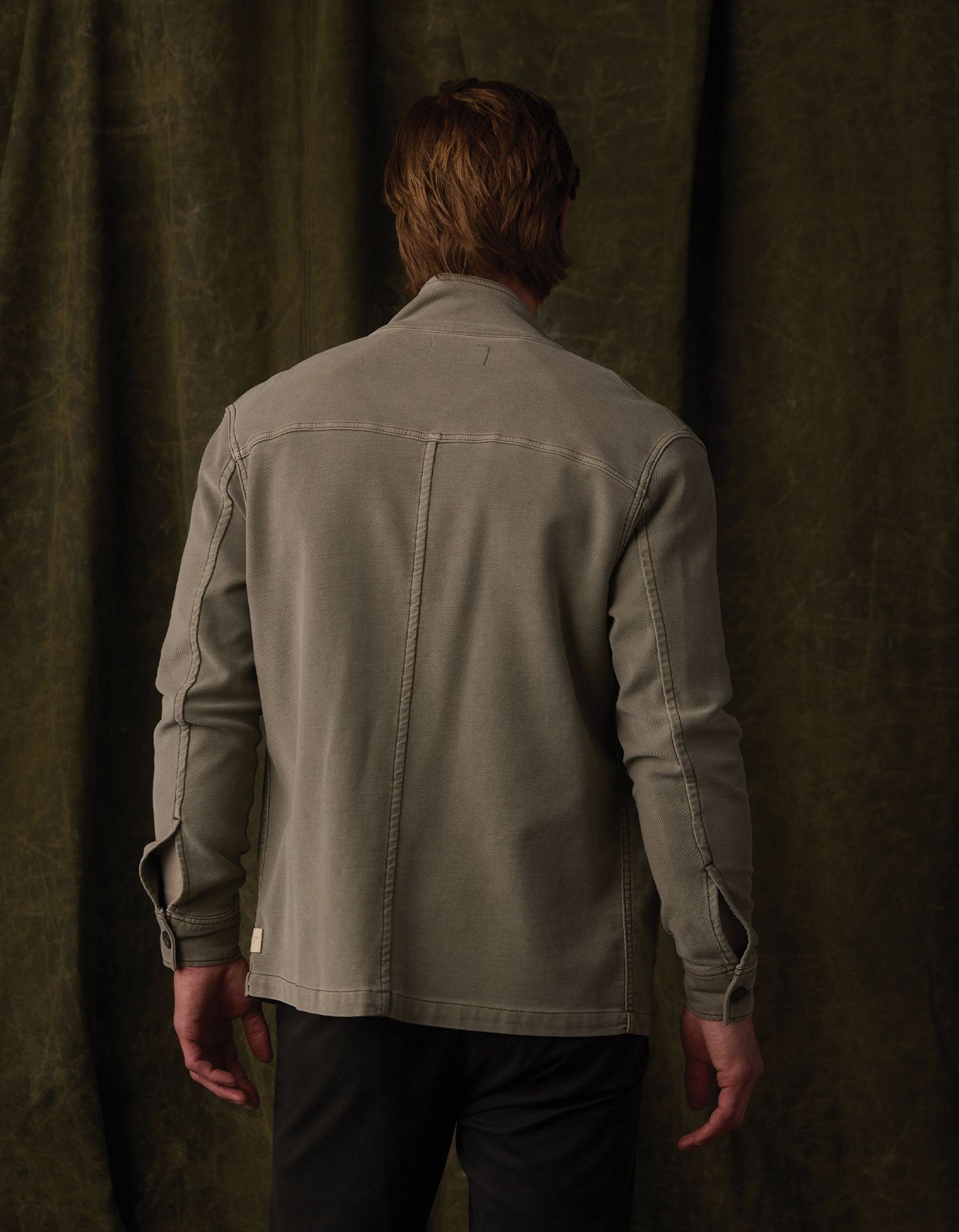 Comfort Terry Chore Coat in Moss