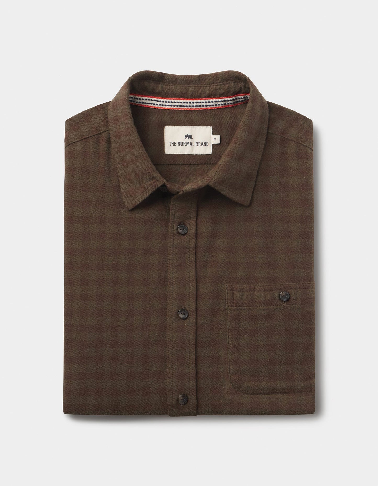 Hudson Double Brushed Flannel in Toasted Chestnut Plaid