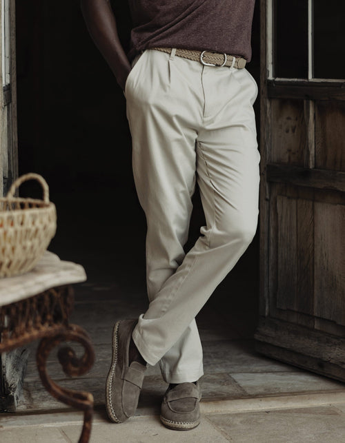 Comfortech Twill Pant in Stone