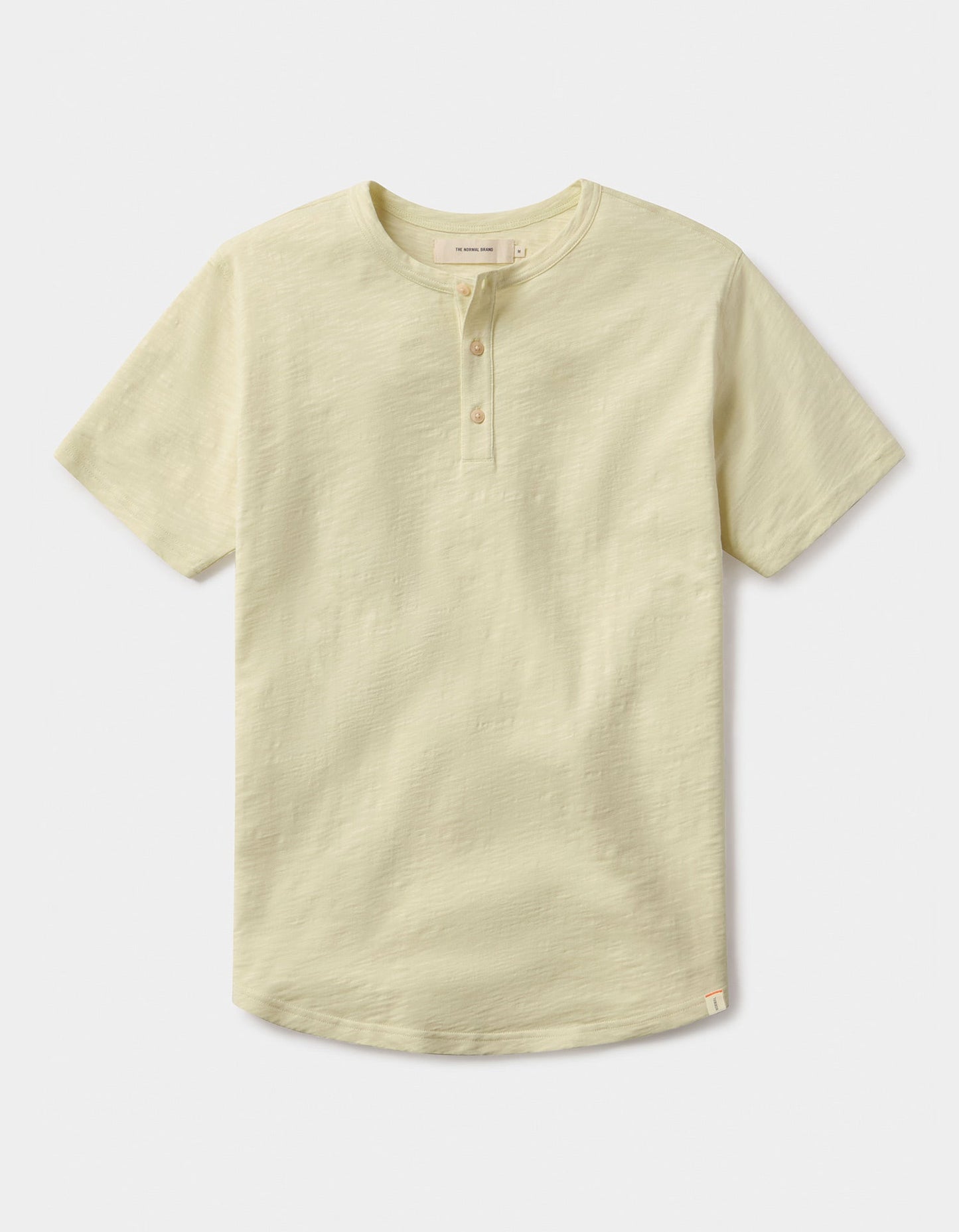 Vintage Slub Henley in Pear Sorbet