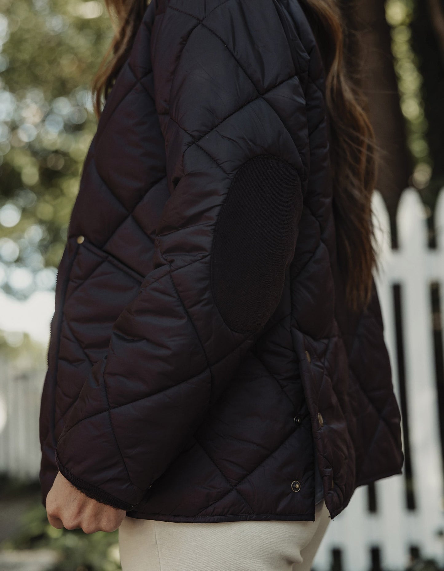 Quilted Liner Jacket in Chestnut