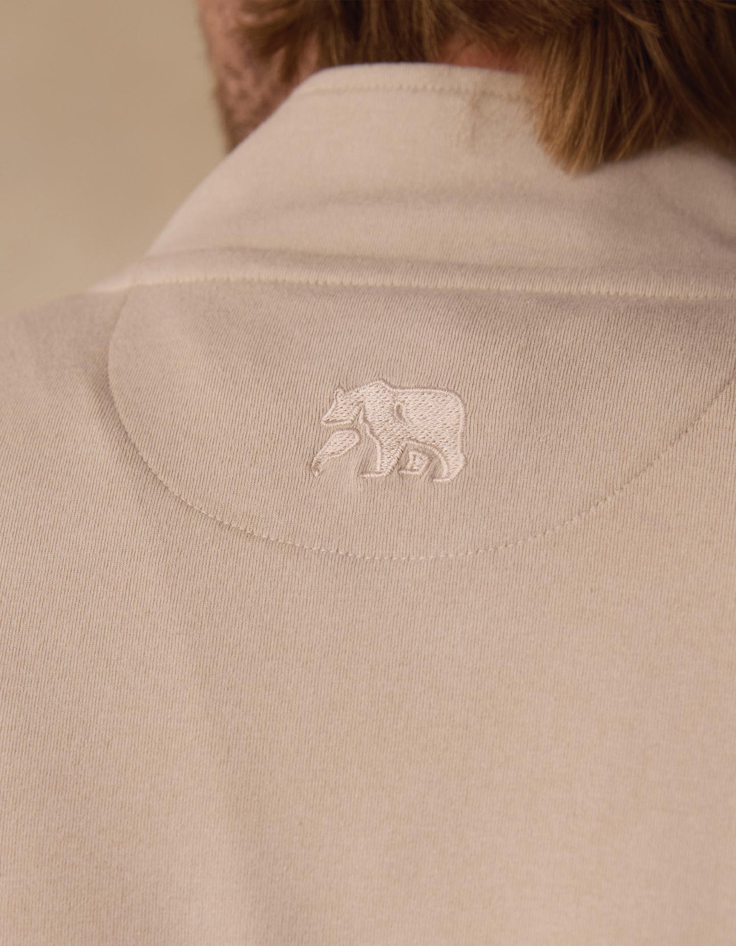 Puremeso Weekend Quarter Zip in Pumice