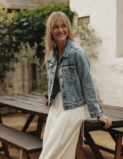 Normal Denim Jacket in Medium Greyson Wash