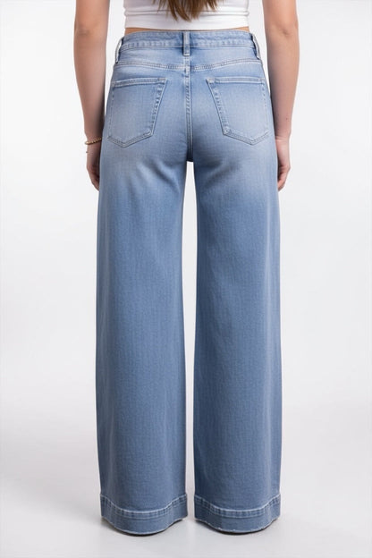 The Adrian High-Rise Wide Leg Denim - Three Inseams