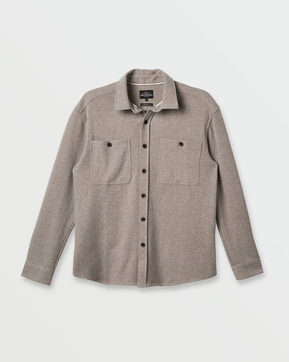 Waterman Harvest Flannel Shirt - Taupe Heather