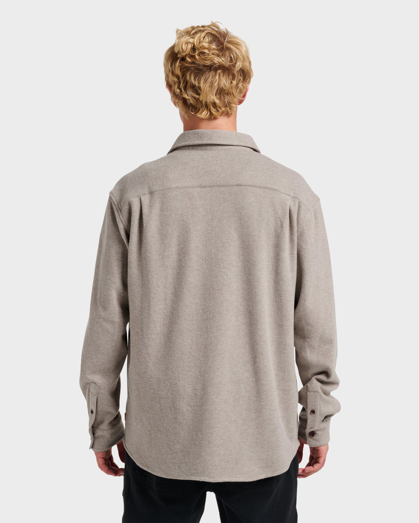 Waterman Harvest Flannel Shirt - Taupe Heather