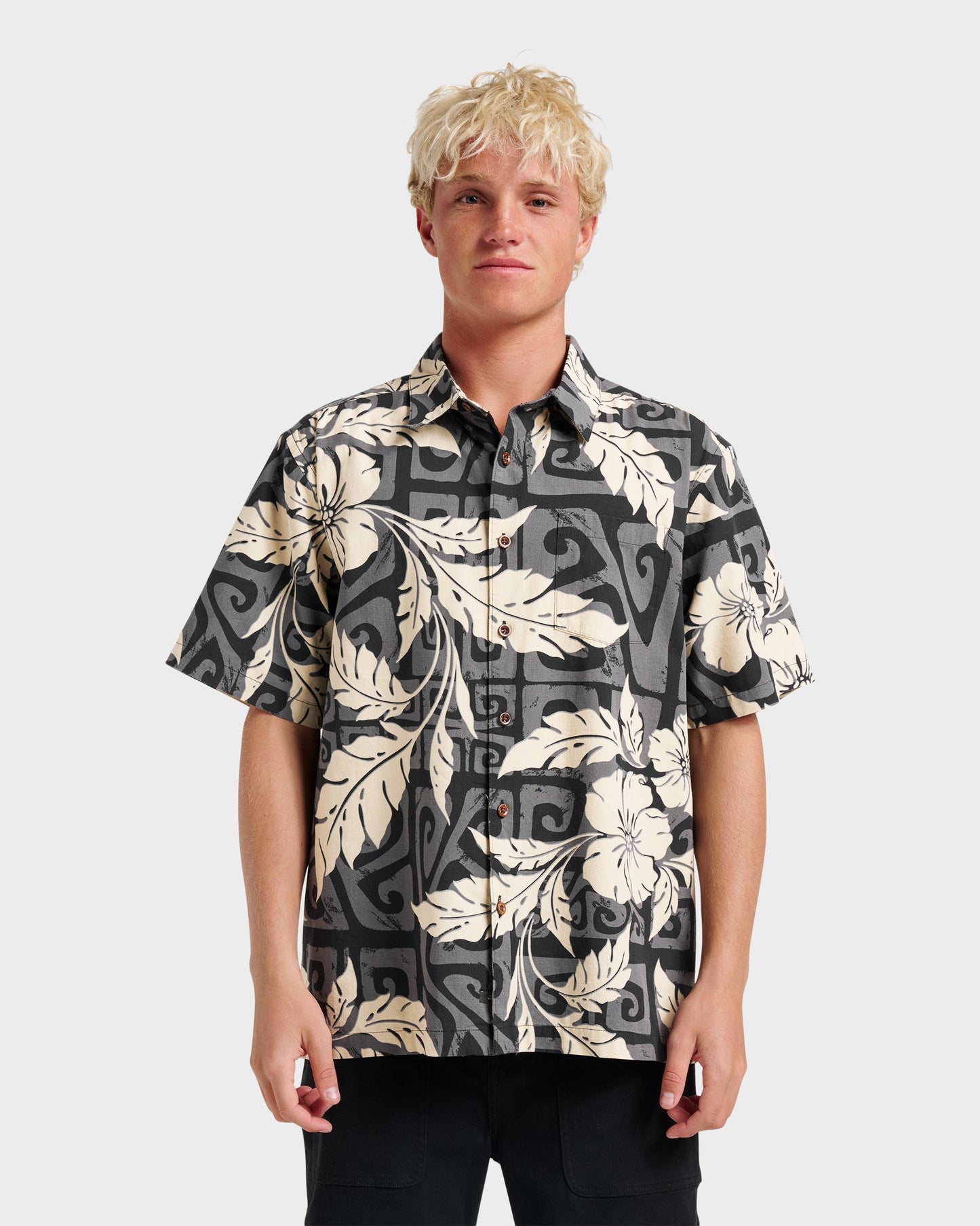 Waterman Beach Shack Shirt - Black