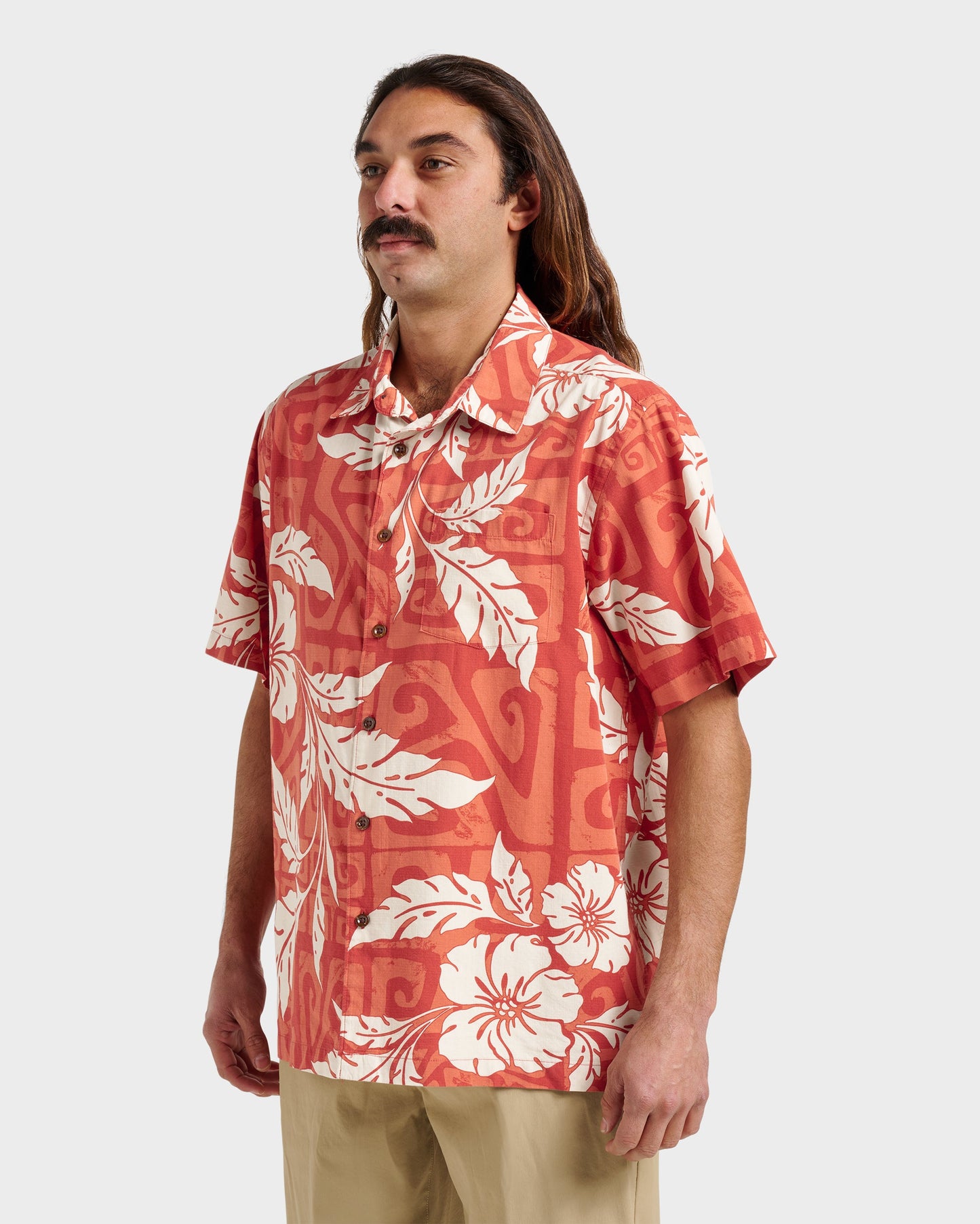 Waterman Beach Shack Shirt - Hot Sauce