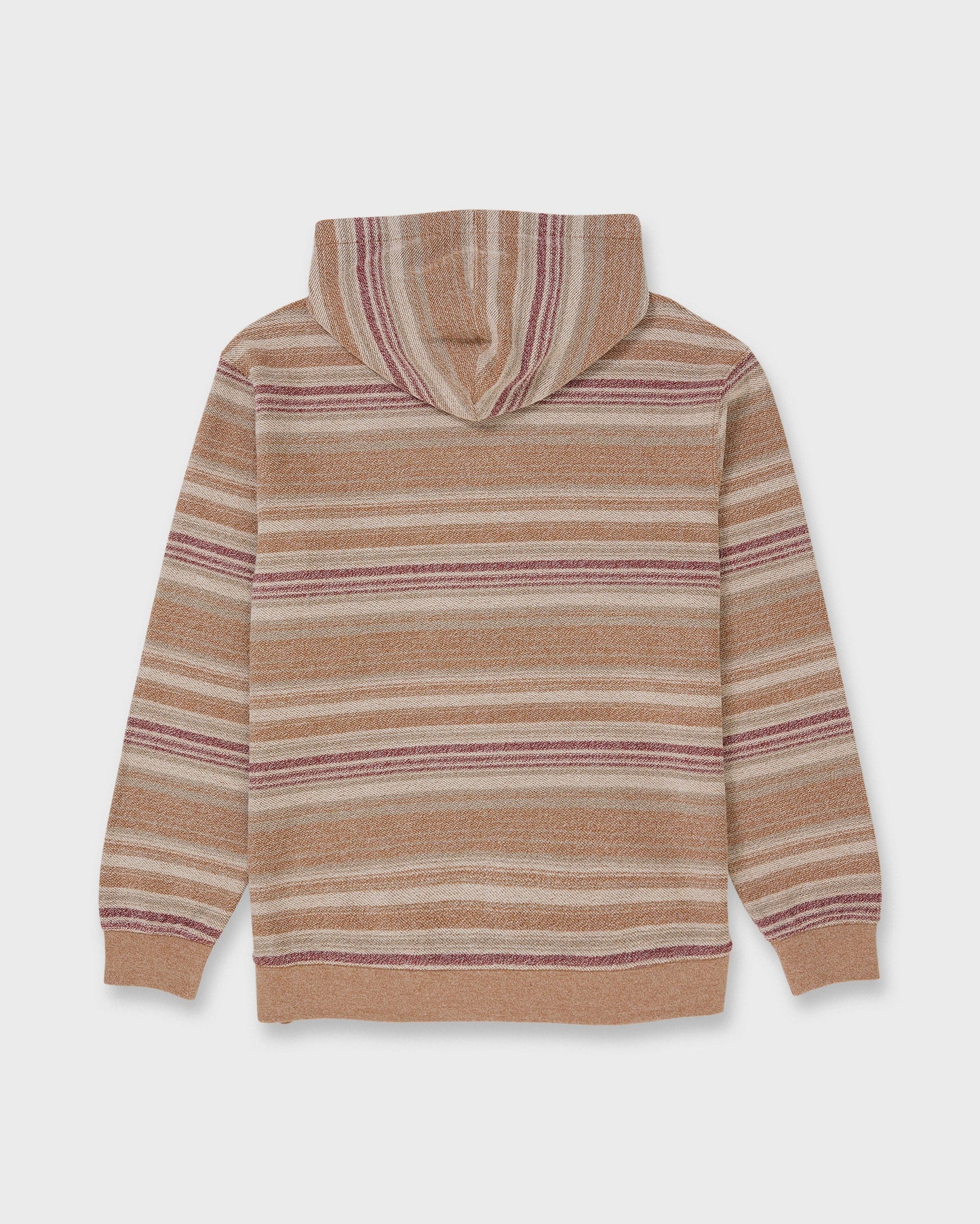 Great Otway Yarn-Dyed Stripe Pullover Hoodie - Bone White