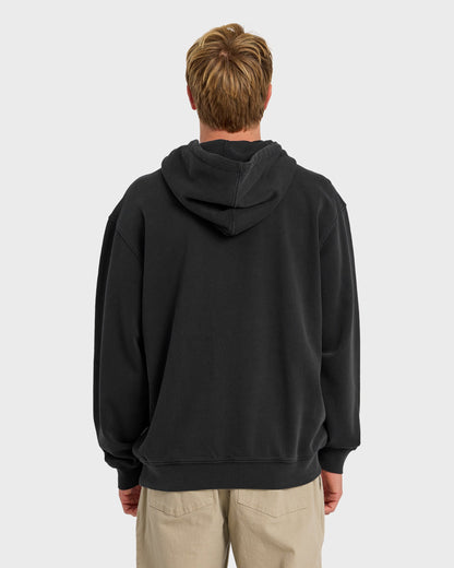 Saltwater Mineral Wash Pullover Hoodie - Anthracite
