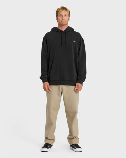 Saltwater Mineral Wash Pullover Hoodie - Anthracite