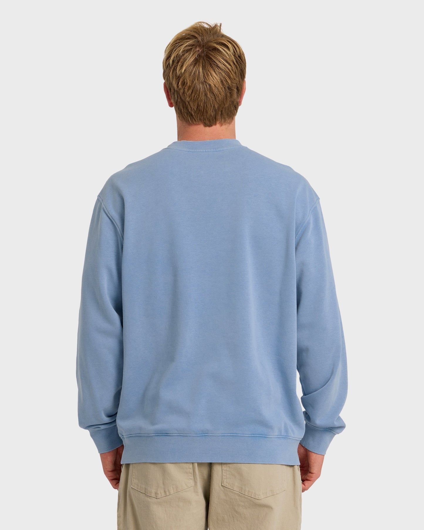 Saltwater Mineral Wash Crewneck Sweatshirt - Riviera