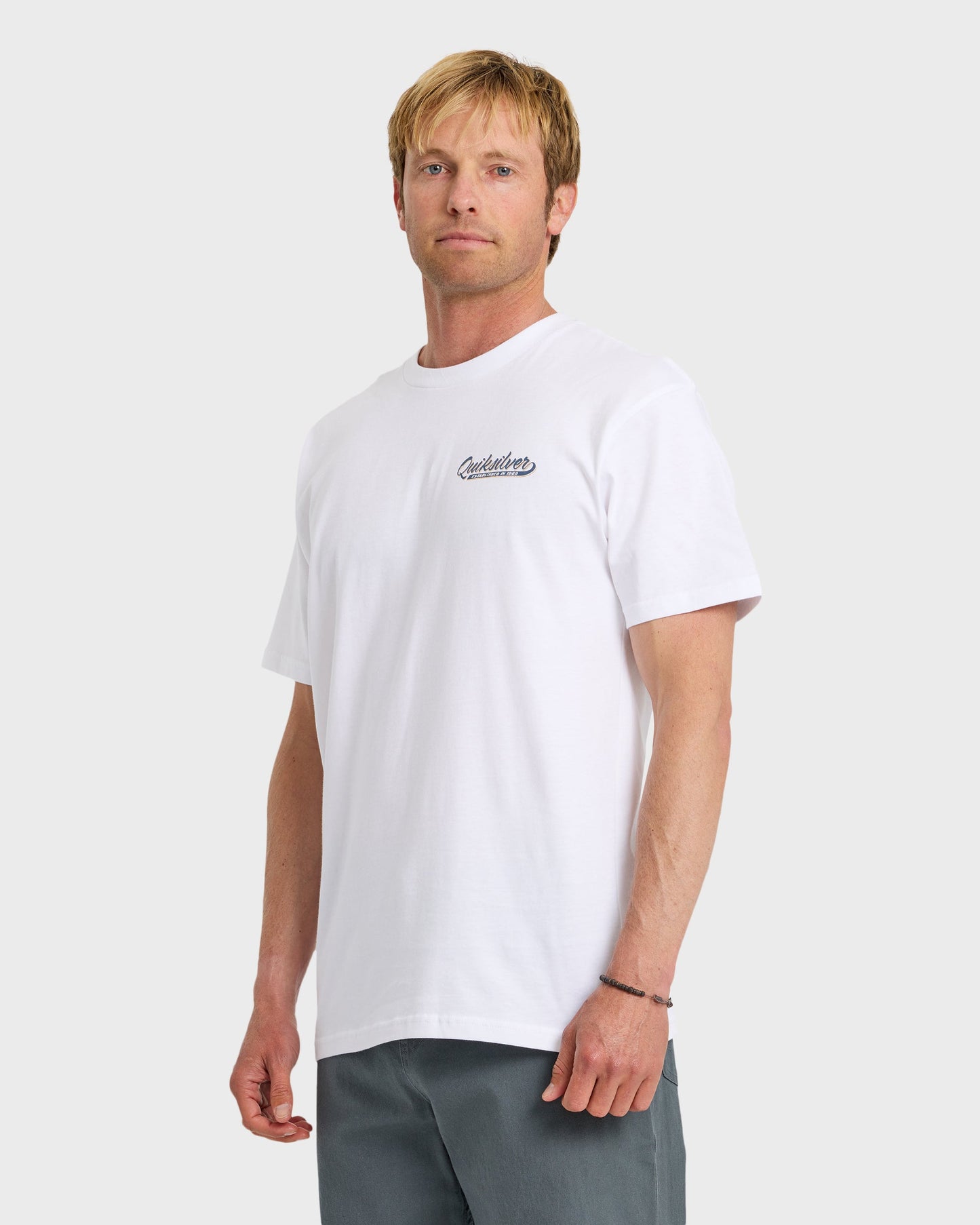 Thick To Thin Graphic Short Sleeve T-Shirt - White
