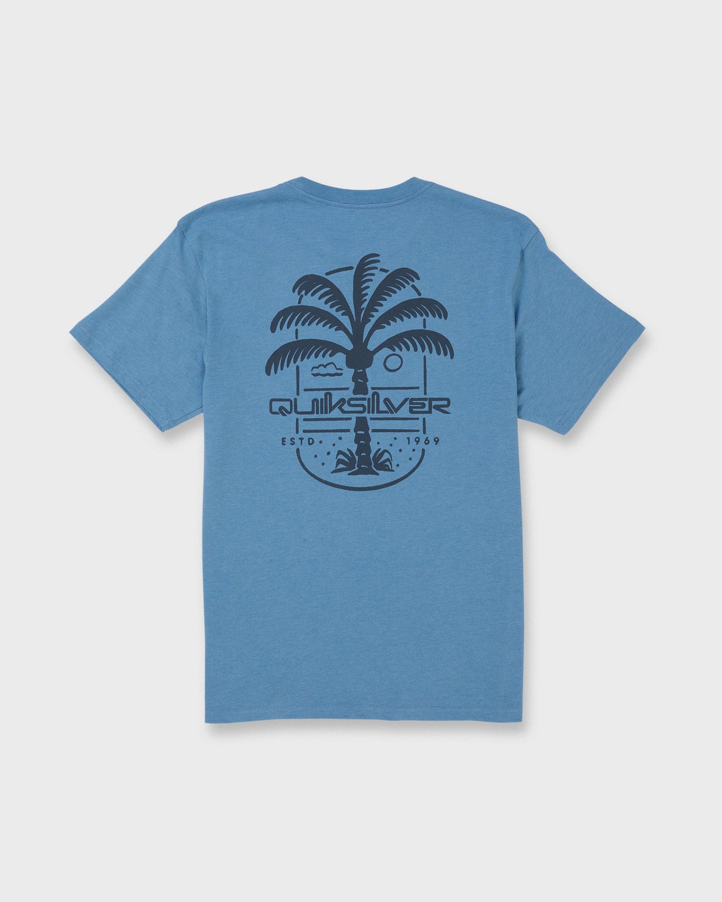 Uno Palm Short Sleeve T-Shirt - Riviera Heather