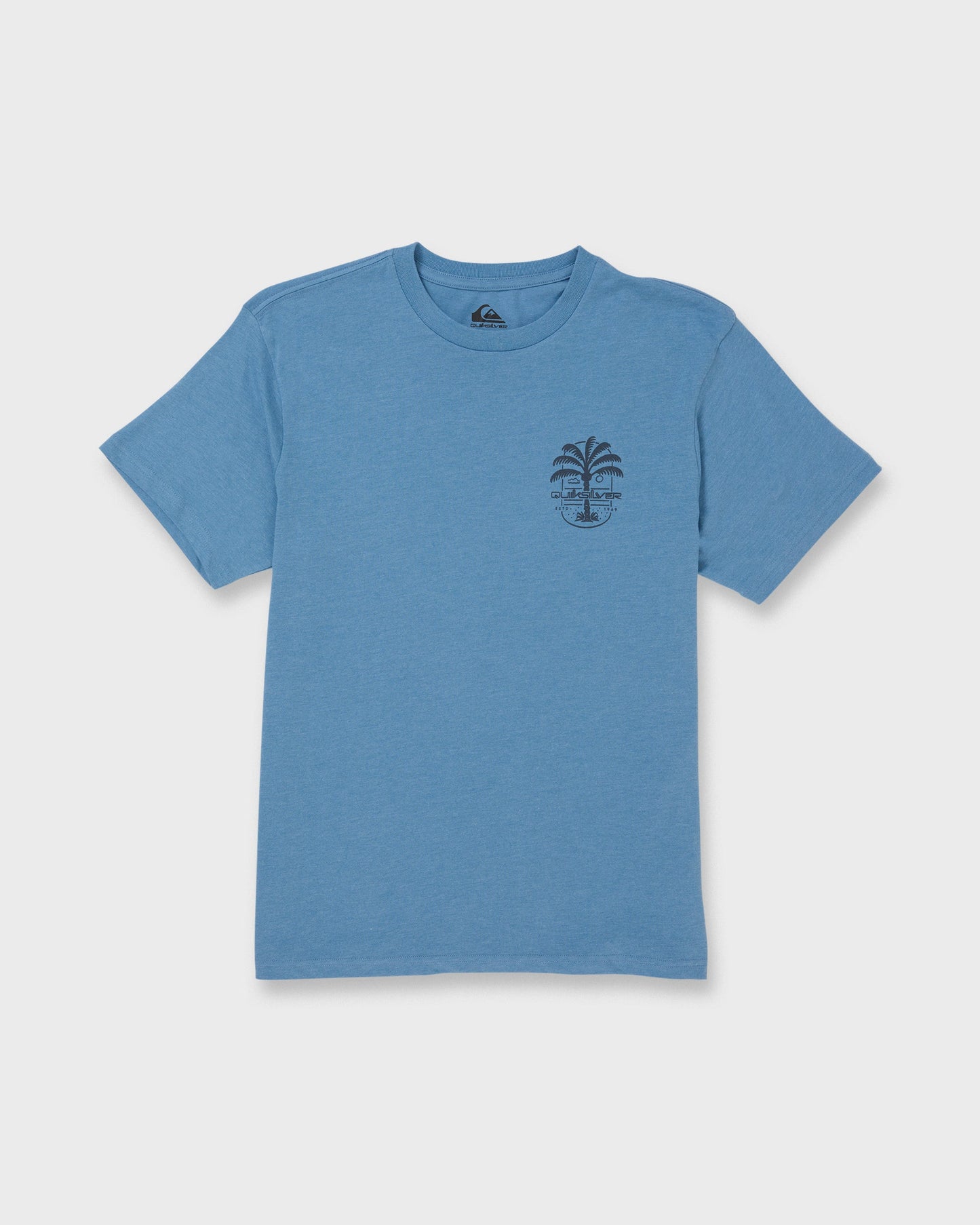 Uno Palm Short Sleeve T-Shirt - Riviera Heather