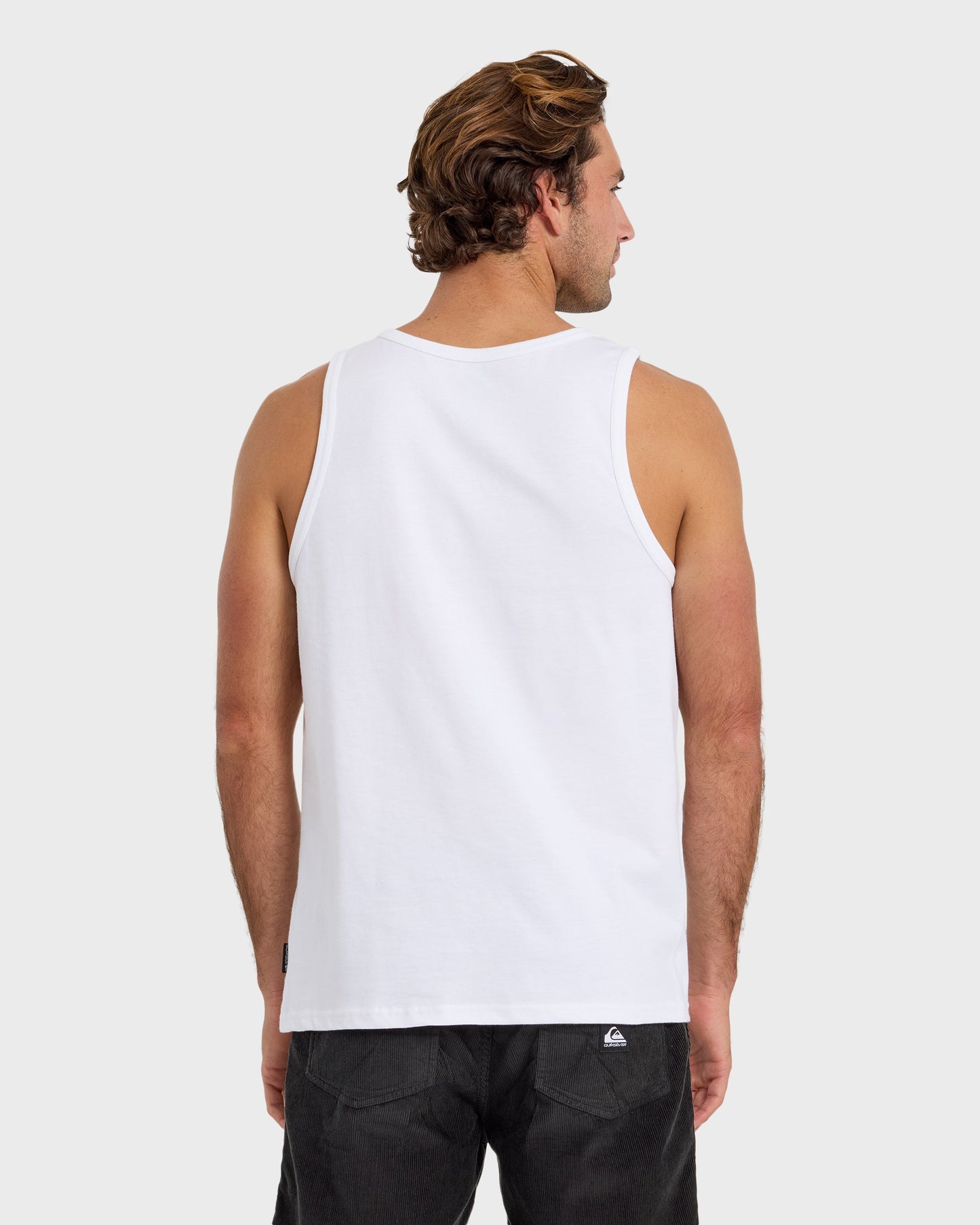 Floater Stripe Tank - White