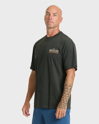 Waterman Off The Grid Sueded Short Sleeve T-Shirt - Phantom