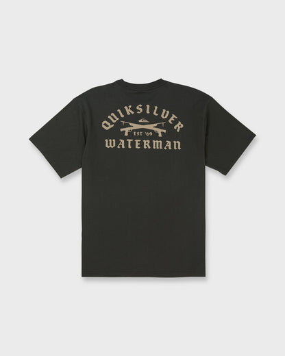 Waterman Speared Sueded Short Sleeve T-Shirt - Phantom
