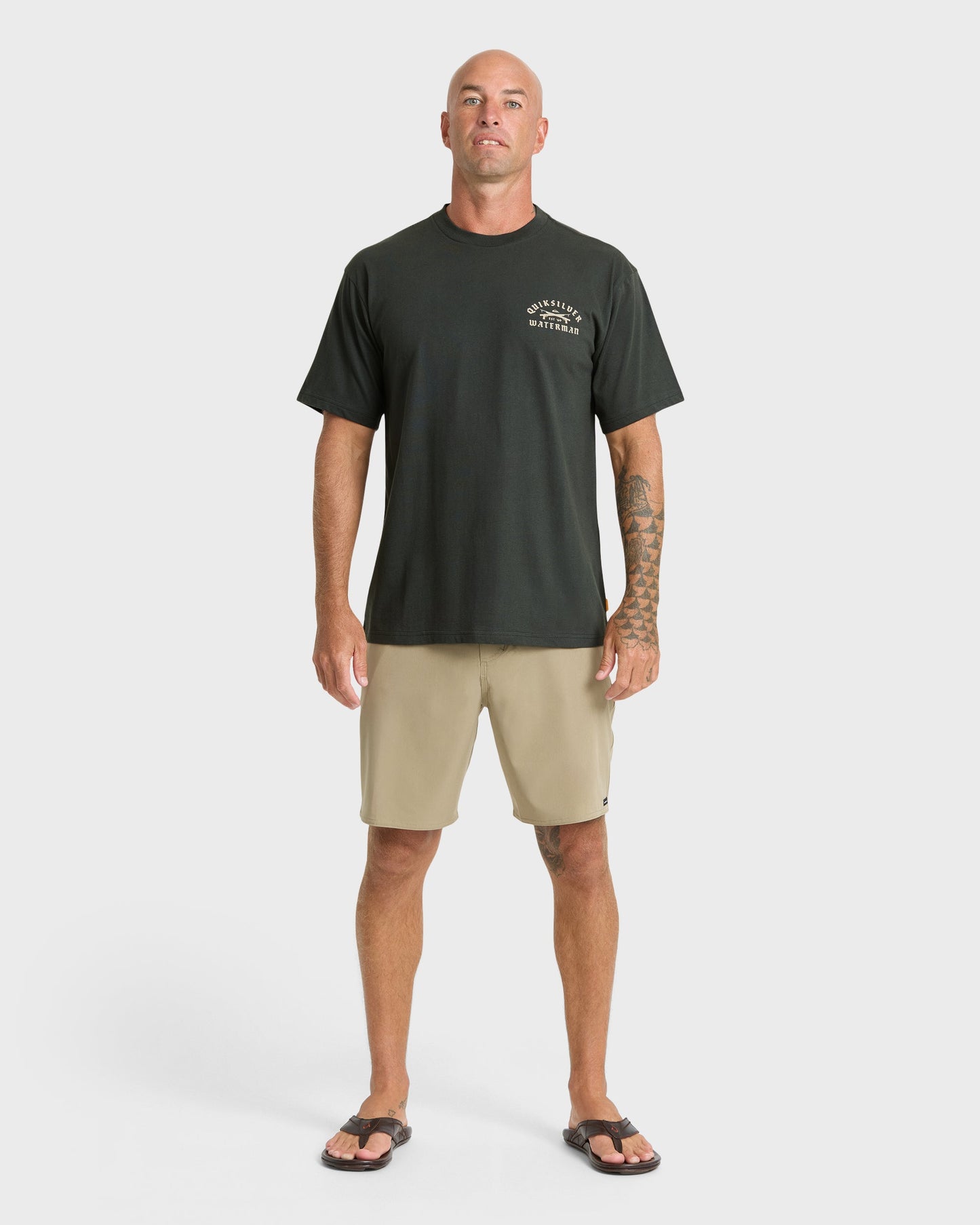 Waterman Speared Sueded Short Sleeve T-Shirt - Phantom