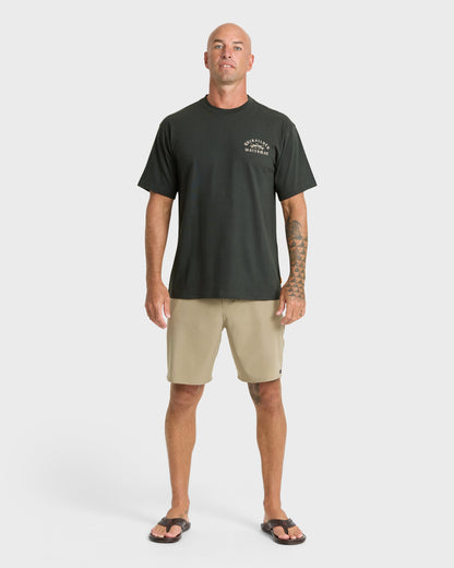Waterman Speared Sueded Short Sleeve T-Shirt - Phantom