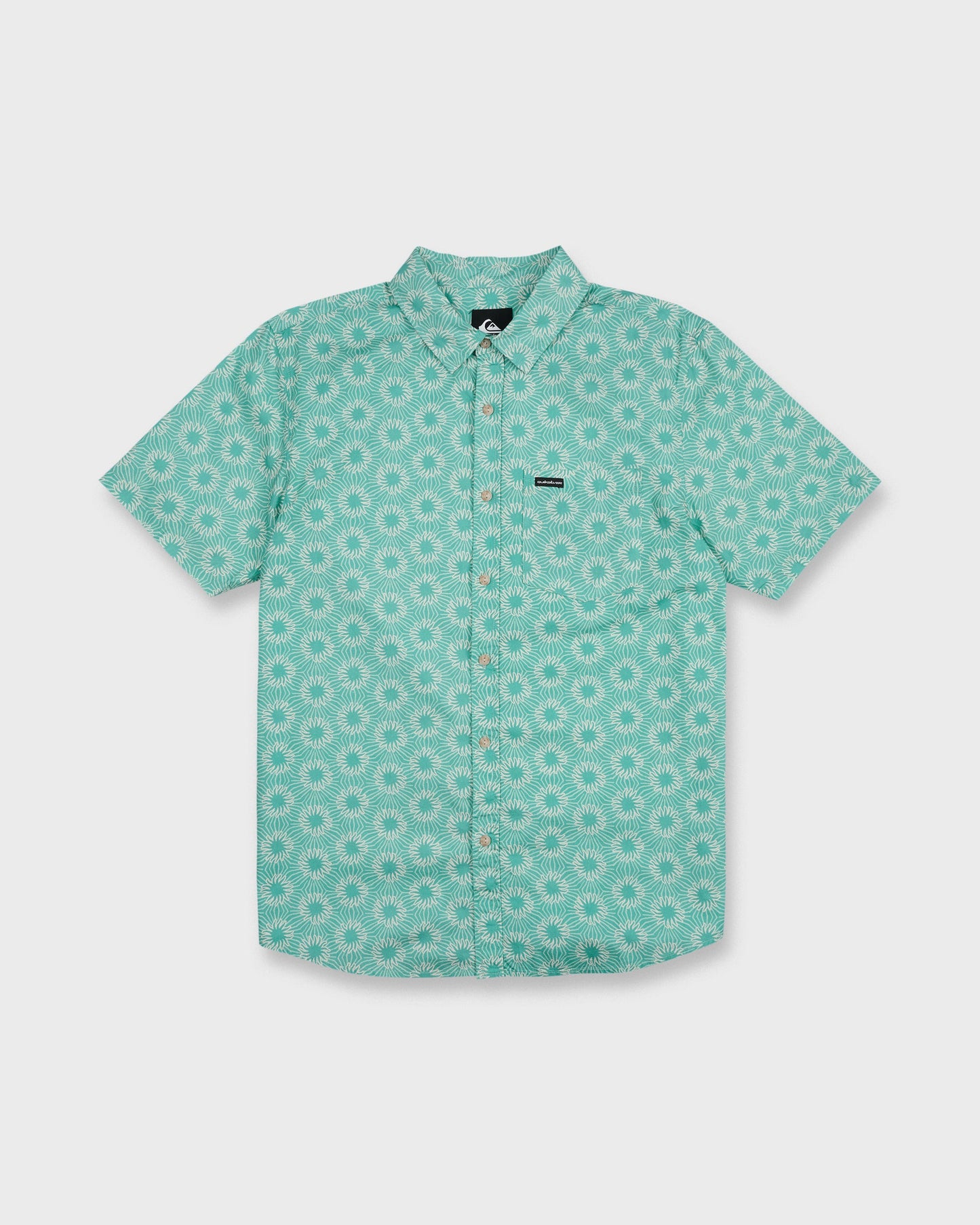 Ocean Mayhem Classic Short Sleeve Shirt - Aqua
