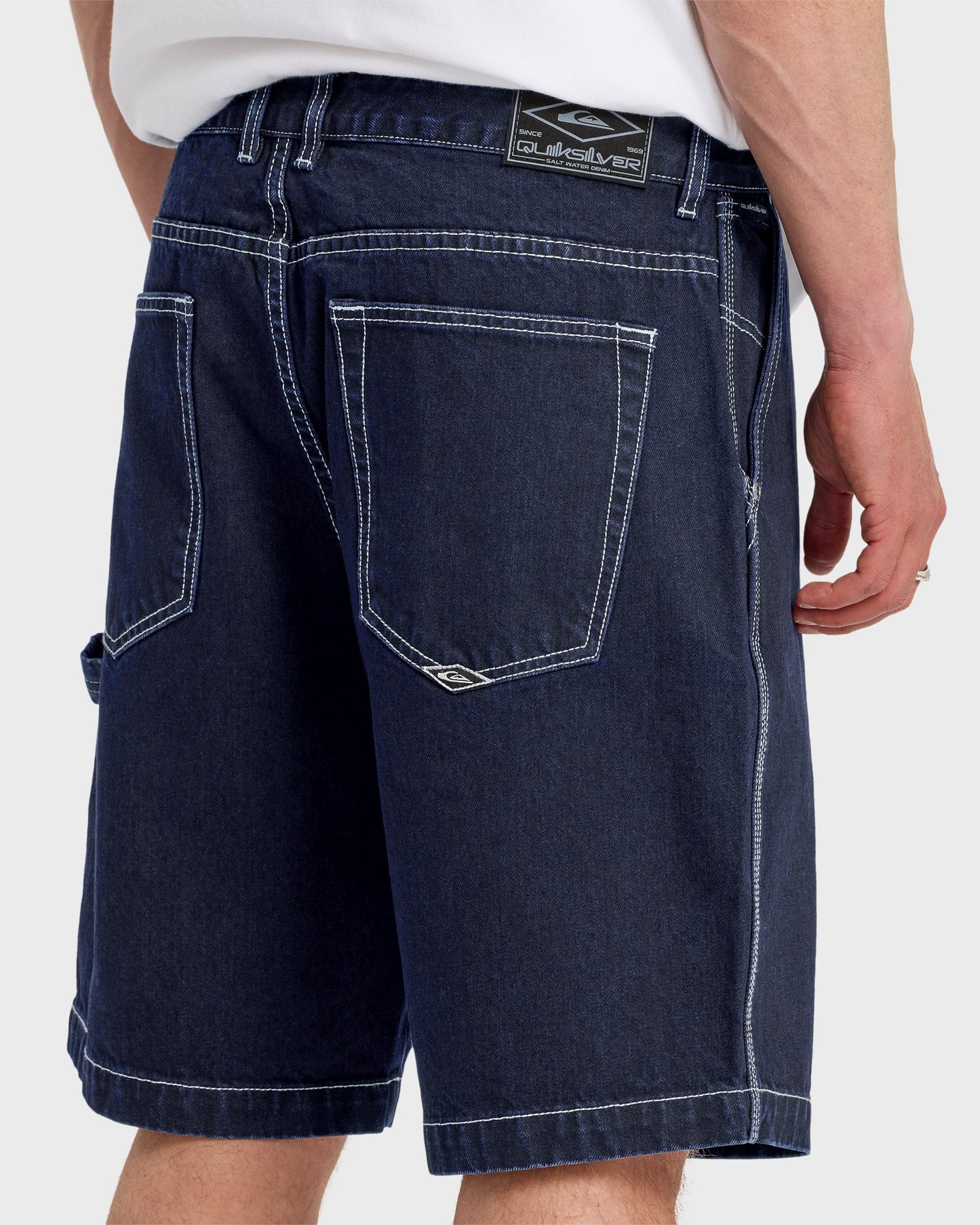Carpenter Baggy 21" Denim Shorts - Indigo Rinse