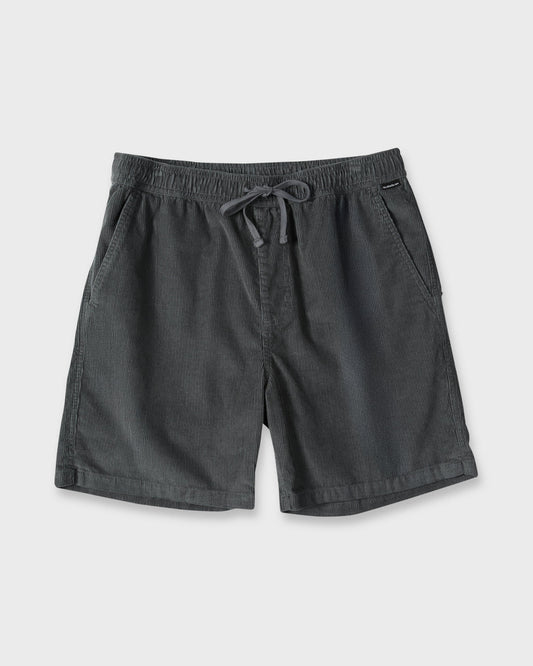 Taxer Cord 18" Elastic Waist Shorts - Iron Gate