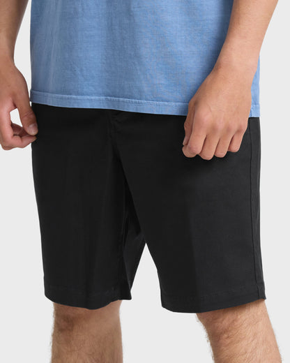 Union Stretch Amphibian 20" Chino Hybrid Shorts - Black