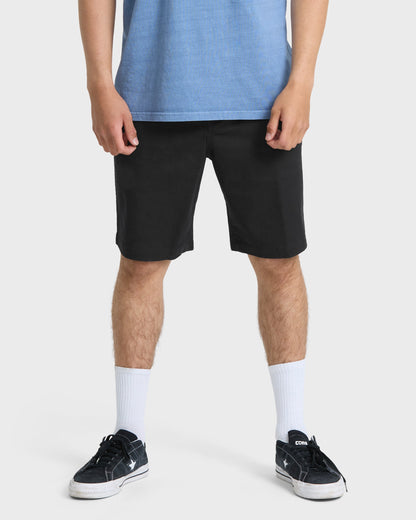 Union Stretch Amphibian 20" Chino Hybrid Shorts - Black