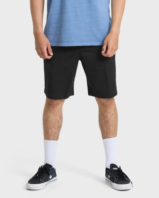Union Stretch Amphibian 20" Chino Hybrid Shorts - Black