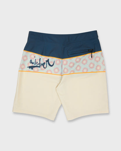 Surfsilk Panel 20" Boardshorts - Bone White