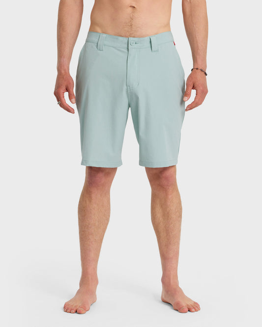Union Heather Amphibian 20" Hybrid Shorts - Blue Haze