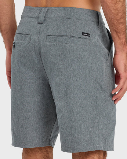 Union Heather Amphibian 20" Hybrid Shorts - Black