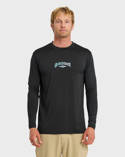 Everyday Graphic UPF 50 Long Sleeve Surf Shirt - Black