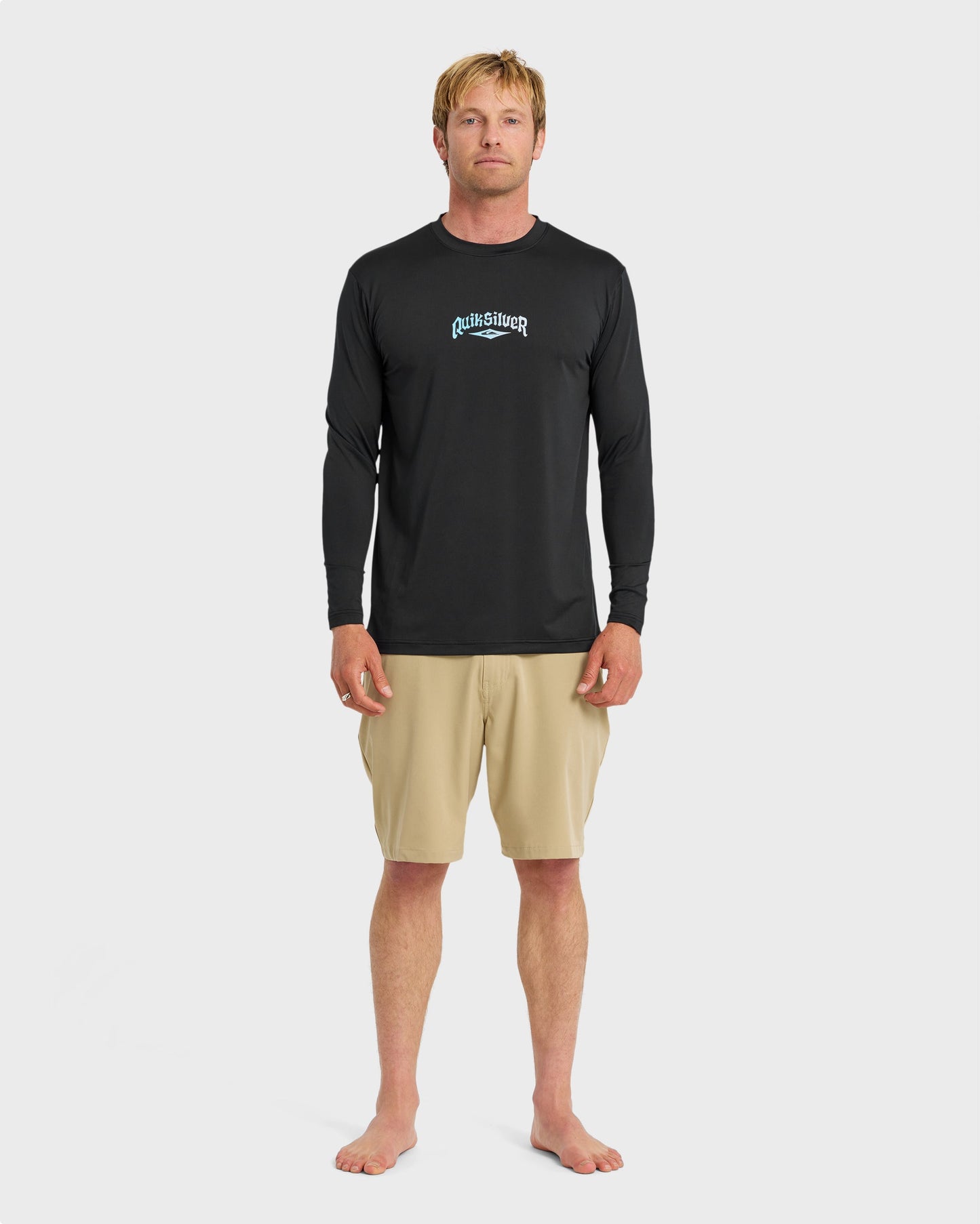 Everyday Graphic UPF 50 Long Sleeve Surf Shirt - Black