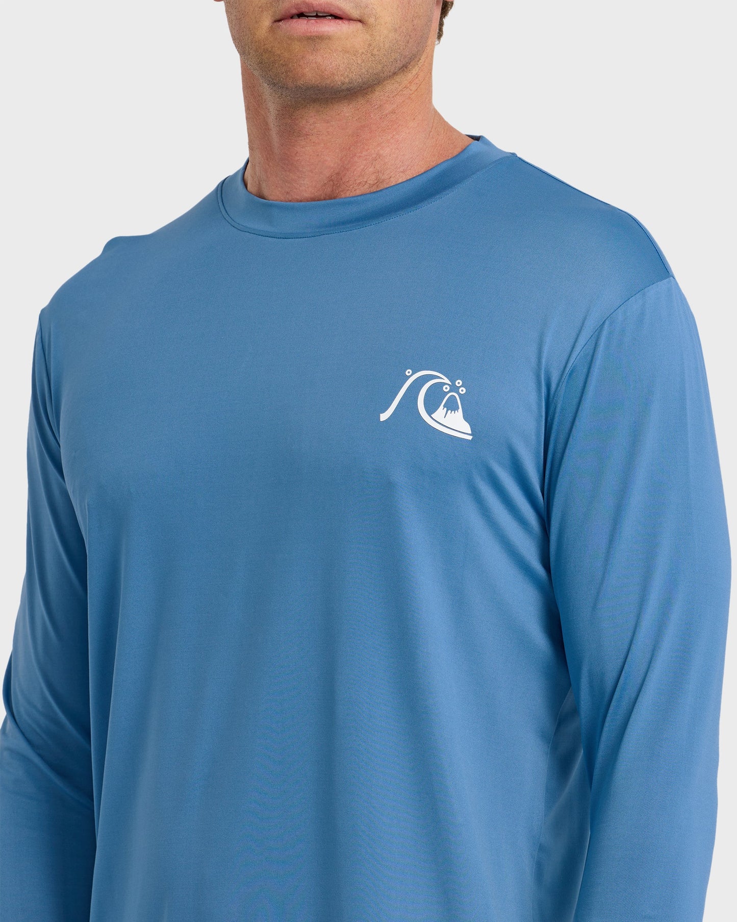 DNA Logo UPF 50 Long Sleeve Surf Shirt - Riviera