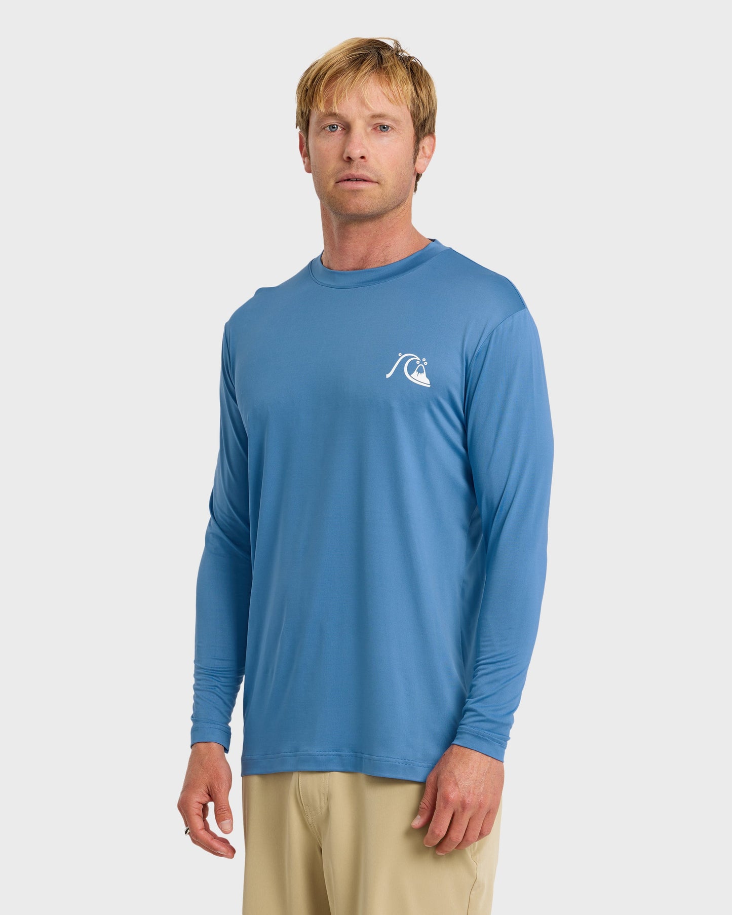DNA Logo UPF 50 Long Sleeve Surf Shirt - Riviera