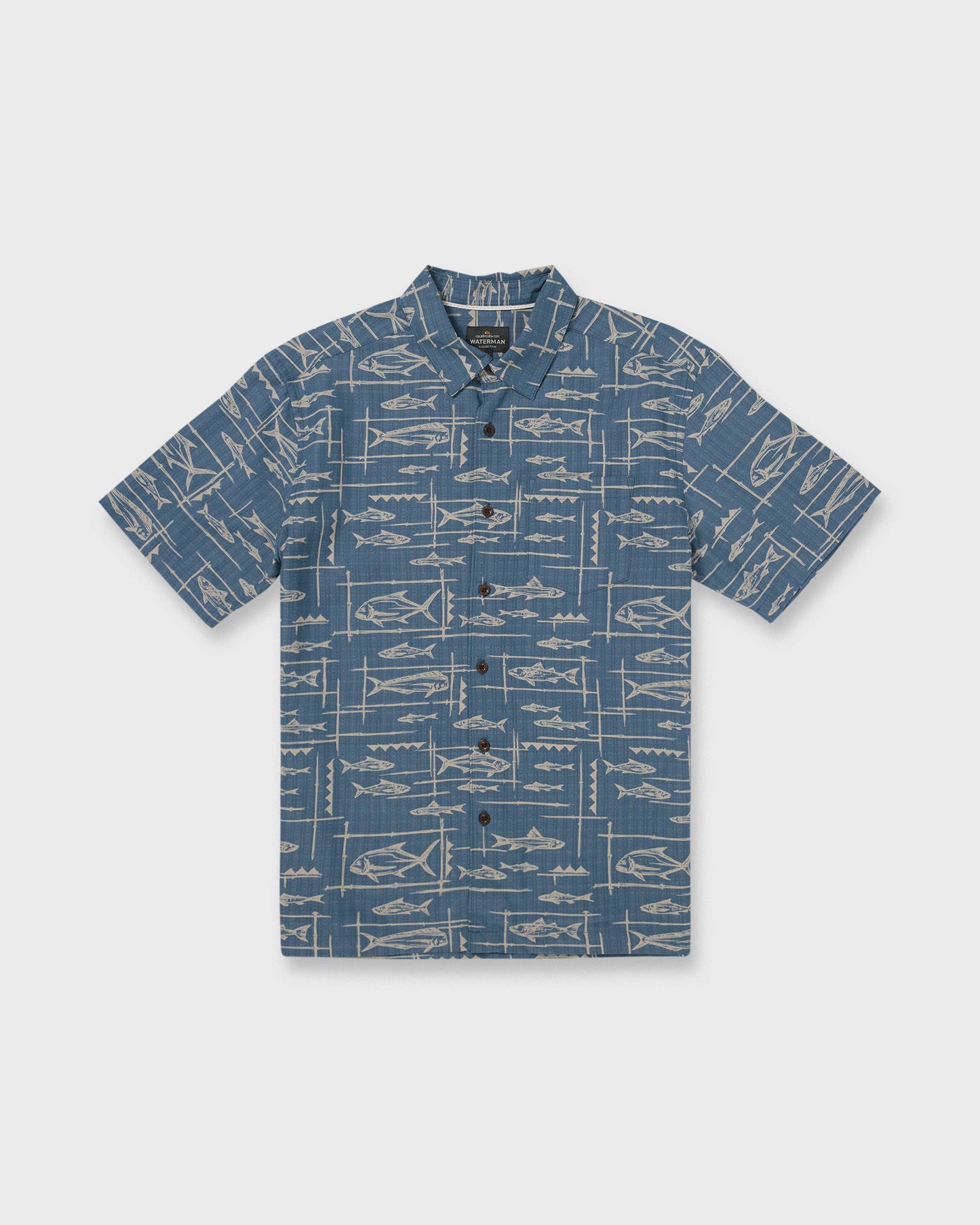 Waterman Topanga Short Sleeve Shirt - Dark Denim
