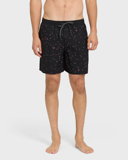 Mix Volley 17" Swim Trunks - Black