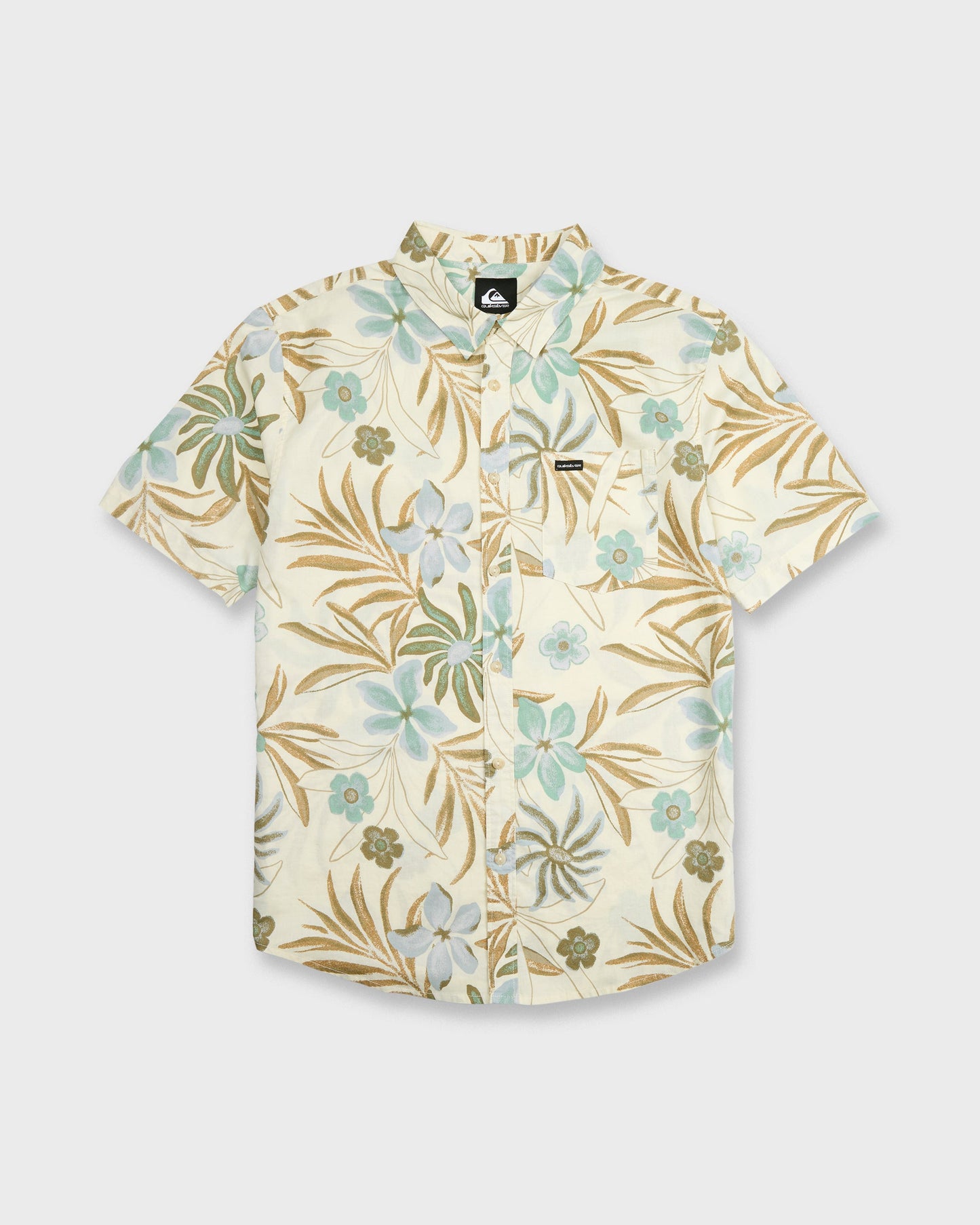 Pearlridge Classic Short Sleeve Woven Shirt - Bone White