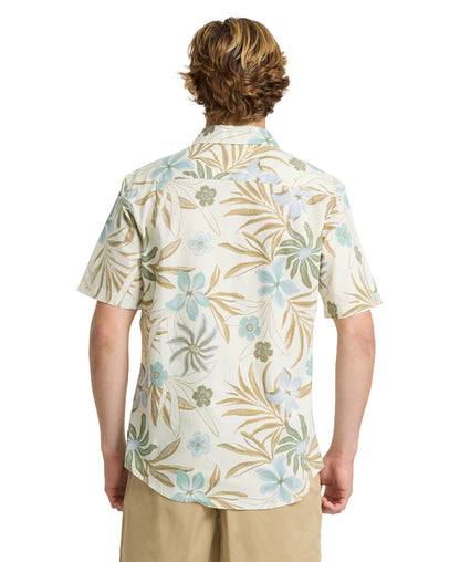 Pearlridge Classic Short Sleeve Woven Shirt - Bone White