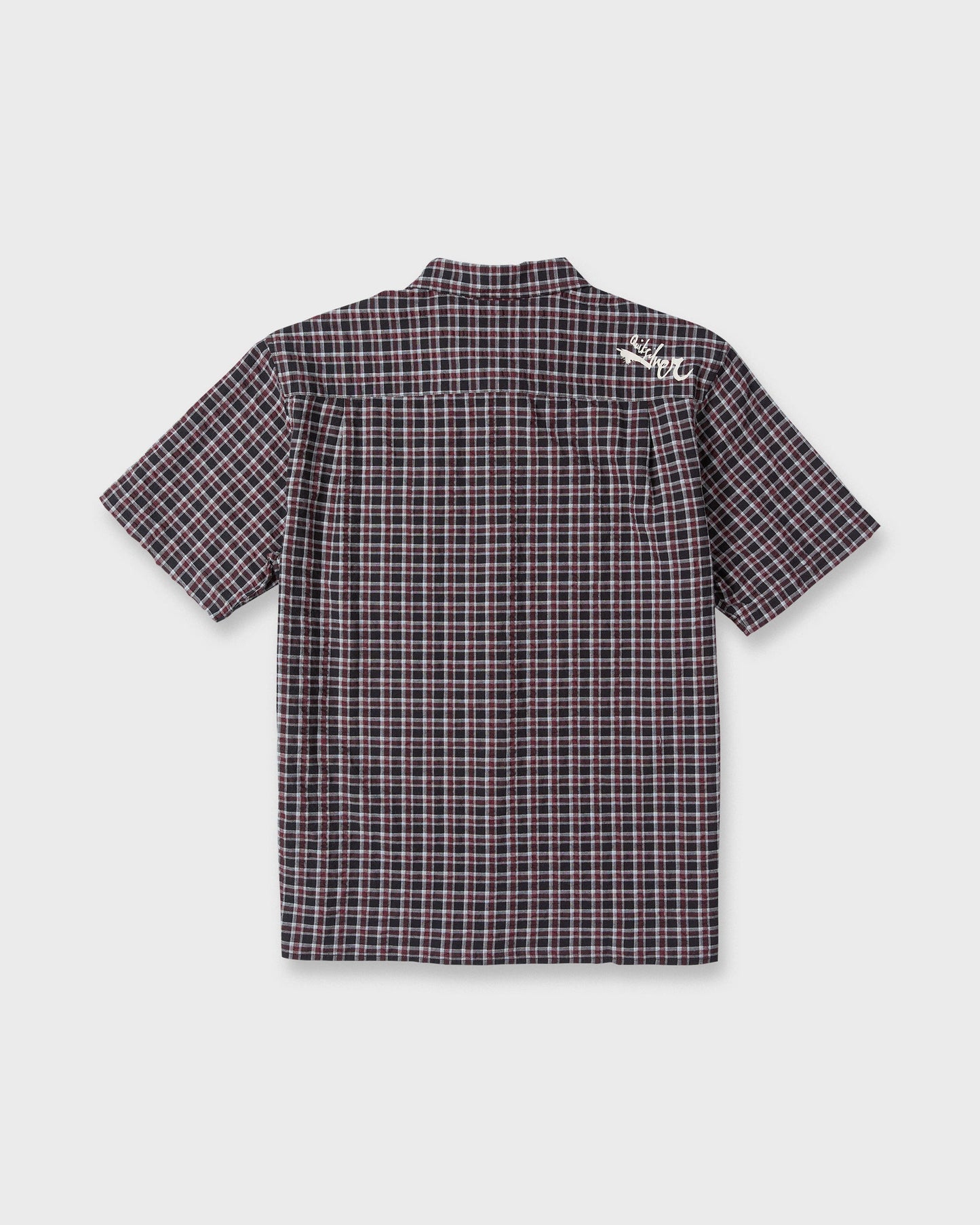Young Guns Button-Up Short Sleeve Shirt - Anthracite