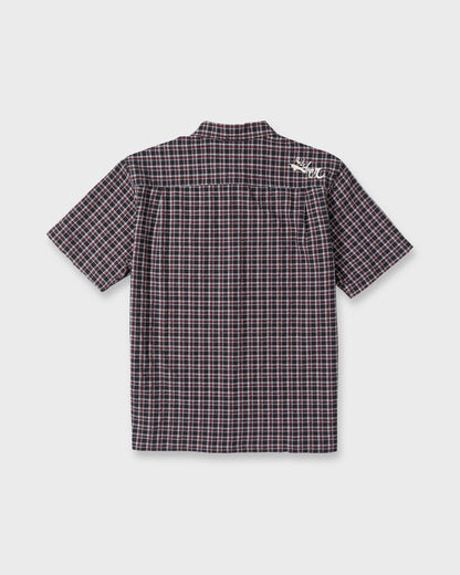 Young Guns Button-Up Short Sleeve Shirt - Anthracite