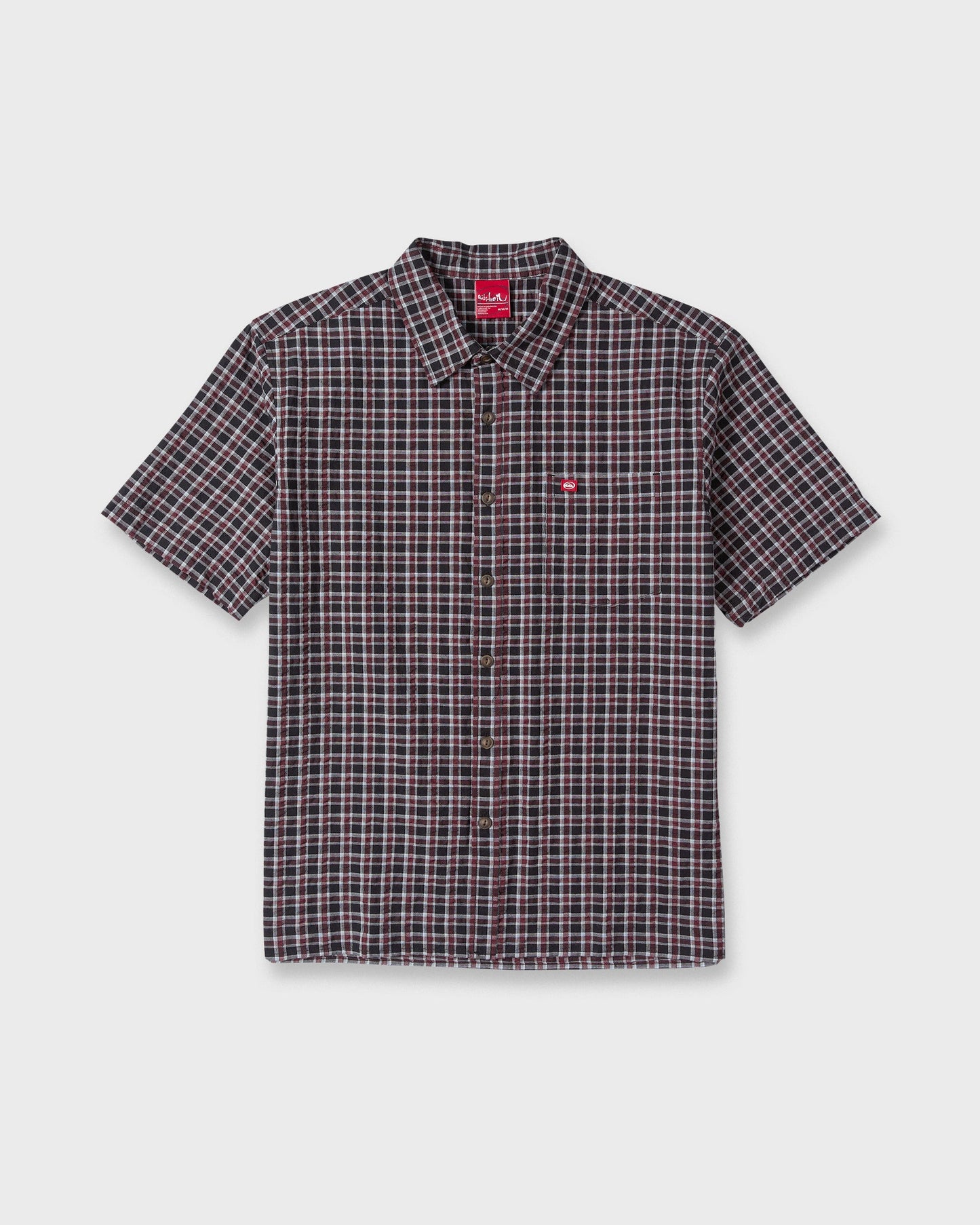 Young Guns Button-Up Short Sleeve Shirt - Anthracite