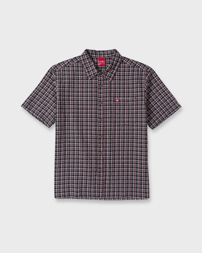 Young Guns Button-Up Short Sleeve Shirt - Anthracite