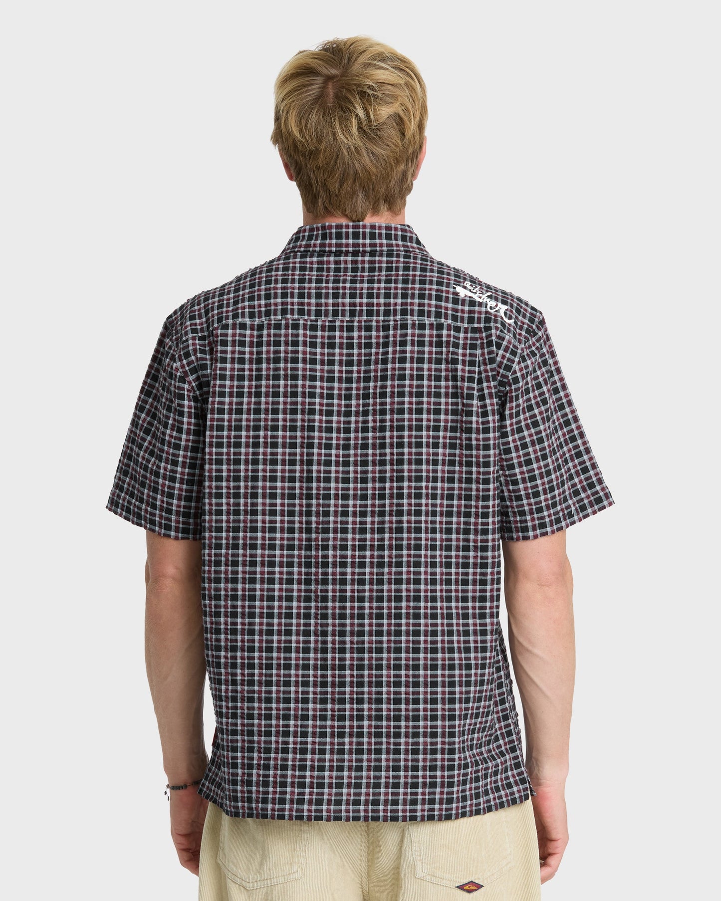 Young Guns Button-Up Short Sleeve Shirt - Anthracite